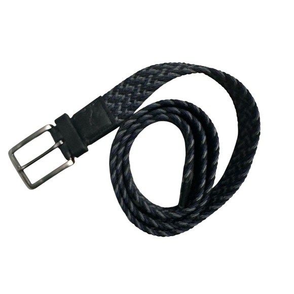 Other - Men's Leather Belt made in Dominican Republic bungee cord, blue, black, grey